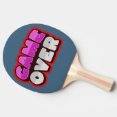GAME OVER Raquette de Ping Pong (Côté)