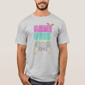 "Game Over" Retro Video Game T-Shirt (Devant)