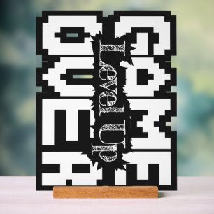 Game Over, Revive Klassiekers en Level Omhoog Acryl Bord