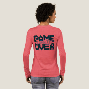 Game Over, Revive Vintage Games en Level Up Tri-Blend Shirt