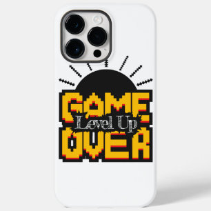 Game Over, Reviveer retro games met, level up Case-Mate iPhone 14 Pro Max Hoesje