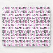 Game over ringbruiloft T-Shirt-Canvas tas Muismat (Voorkant)