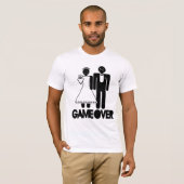 Game Over - Sad Groom T-shirt (Voorkant volledig)