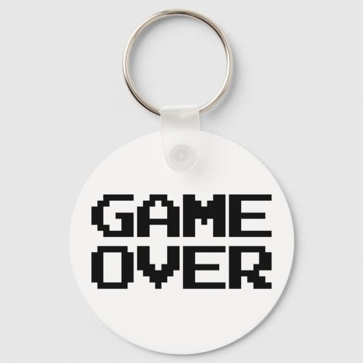 Game over sleutelhanger (Voorkant)