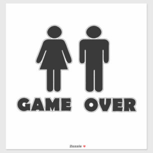 Game over sticker