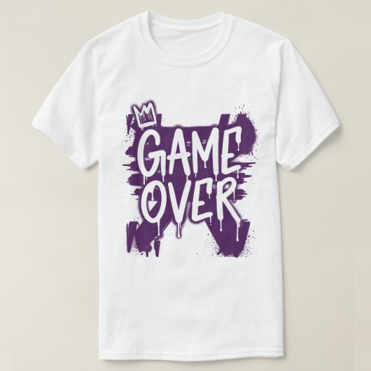 game over t-shirt (Design voorkant)