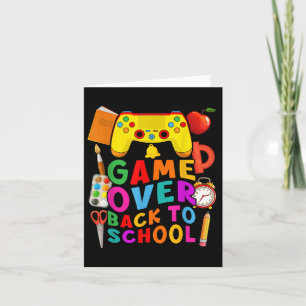 Game over terug naar schoolgamercontroller 1 dag kaart