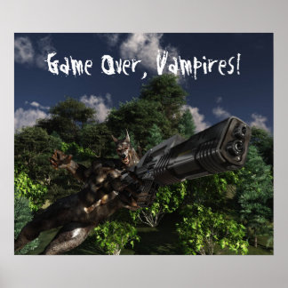 Game over, Vampiers. Poster