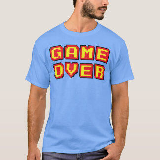 Game Over Vintage Retro Videogames Gaming Cadeau A T-shirt