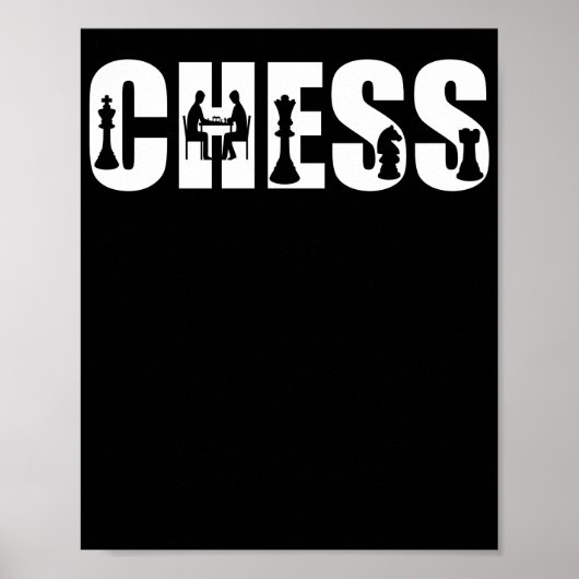 Game Player Chess Club Team Poster (Voorkant)