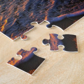 Game Puzzle Beach Sunset Legpuzzel (Zijkant)
