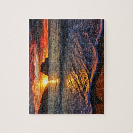 Game Puzzle Beach Sunset Legpuzzel (Verticaal)