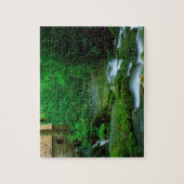 Game Puzzle-Lush Forest Creek Scene Legpuzzel (Verticaal)