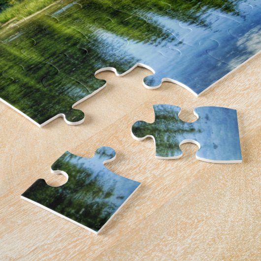 Game Puzzle-Mountain Lake Legpuzzel (Zijkant)