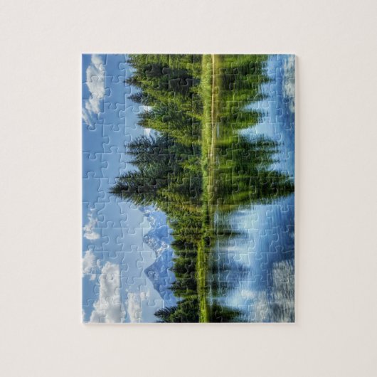 Game Puzzle-Mountain Lake Legpuzzel (Verticaal)