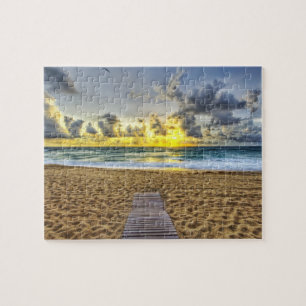 Game Puzzle Ocean Sunset Legpuzzel