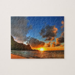 Game Puzzle Ocean Sunset Legpuzzel