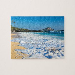 Game Puzzle tropisch strand Legpuzzel