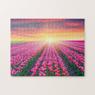 Game Puzzle-Tulip Field Legpuzzel