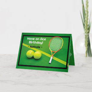 🎾Game-Set-Birthday: een Ace-viering Kaart