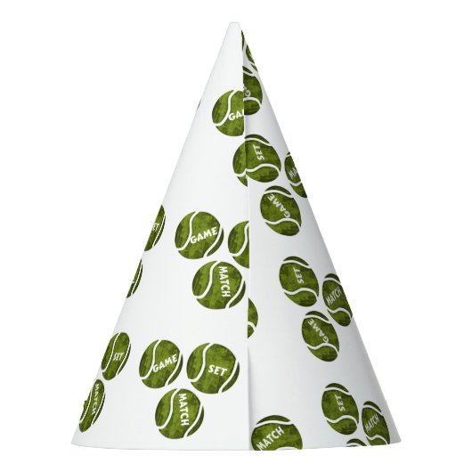 GAME SET MATCH FEESTHOEDJES (Achterkant)