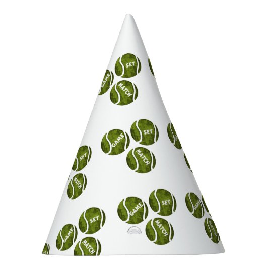 GAME SET MATCH FEESTHOEDJES (Rechts)