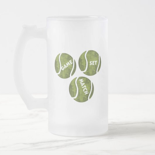 GAME SET MATCH MATGLAS BIERPUL (Links)