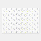 Game Set Match Tennis Gift Wrap Inpakpapier Vel (Voorkant 3)