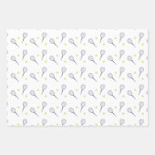 Game Set Match Tennis Gift Wrap Inpakpapier Vel (Voorkant)