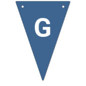 Game Set Match Tennisbaan Blauw Vlaggetjes (Tweede vlag)