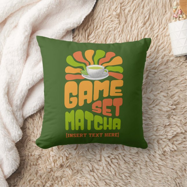 GAME SET MATCHA Fun Latte Drinker Kussen (Deken)