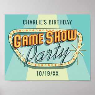 Game Show Feest Poster