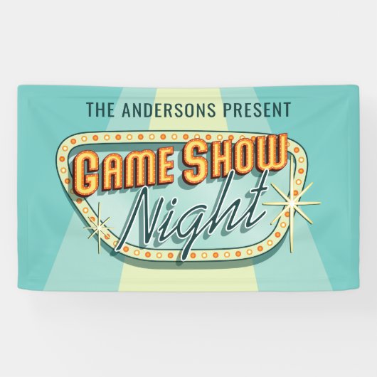 Game Show Night Party Banner (Horizontaal)