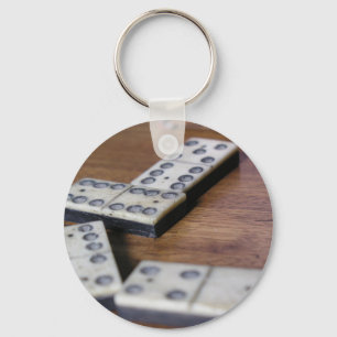Game Table Domino Dominoes Wood Oud  spel Sleutelhanger