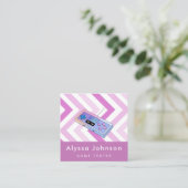 Game Tester Ontwikkelaar Retro Controller Gadget P Vierkante Visitekaartje (Staand voorkant)