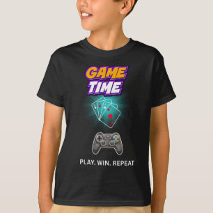Game Time Grafische T-Shirt Gaming & Casino Stij