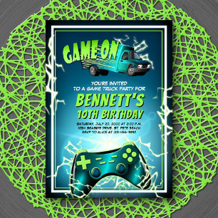 Game Truck Verjaardag Kaart