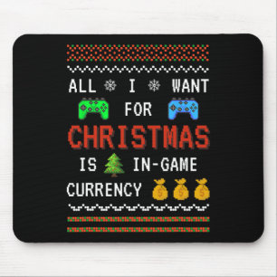 Game Valuta Kerst Vakantie Videogame Volwassene Y Muismat