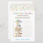 Game van het Baby shower van de Sprinkle van de IJ (Voorkant / Achterkant)