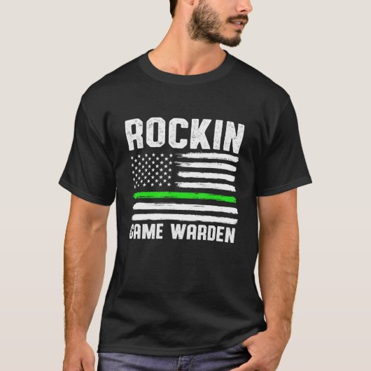 Game Warden Conservation Officer 11 T-shirt (Voorkant)