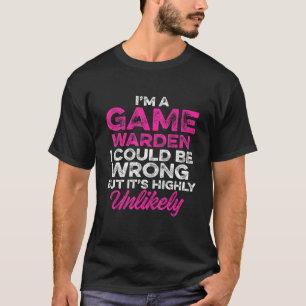 Game Warden Conservation Officer 7 T-shirt