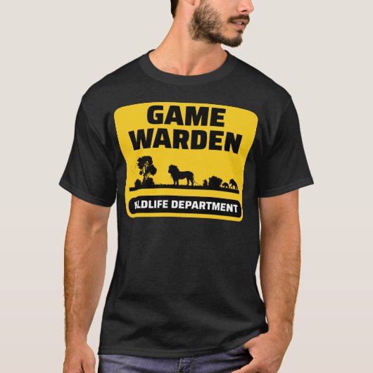 Game Warden Conservation Officer Gamekeeper T-shirt (Voorkant)