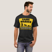Game Warden Conservation Officer Gamekeeper T-shirt (Voorkant volledig)