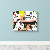 Game Weekend Canvas Afdruk (Insitu (Houten vloer))