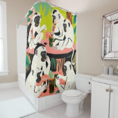 Game Weekend Douchegordijn (In situ)