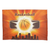 Game-winnende basketbal energie van het Hof MVP Kussensloop (Voorkant)