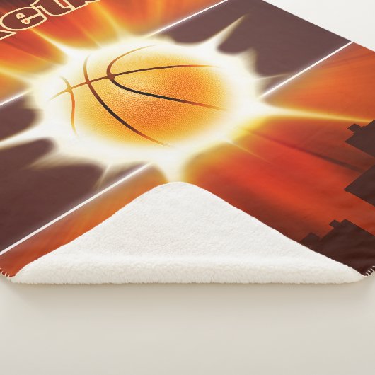 Game-winnende basketbal energie van het Hof MVP Sherpa Deken (3/4)