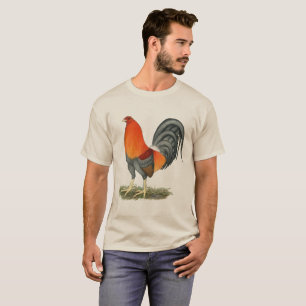 Gamecock Blauwe Rode Haantje T-shirt
