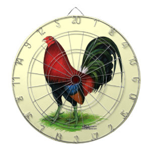 Gamecock: Donkerrood Dartbord