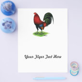 Gamecock: Donkerrood Flyer (Enkel)